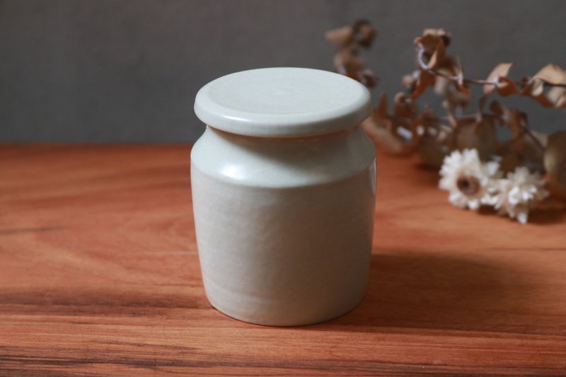淡藍梅灰小茶倉 - 茶壺/茶杯/茶具 - 瓷 