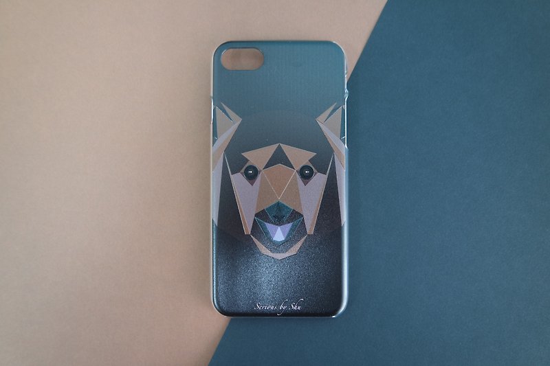 Texture bear phone case - Other - Plastic 