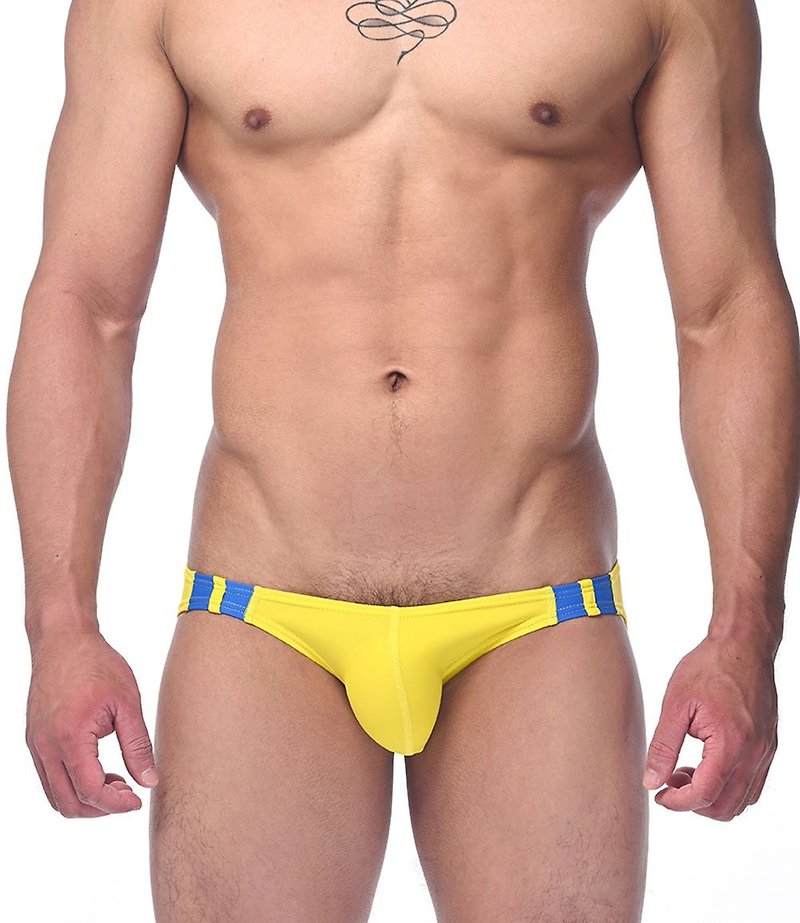 BFX SWIMDERWEAR BIKINI- Yellow - Men's Underwear - Nylon Yellow