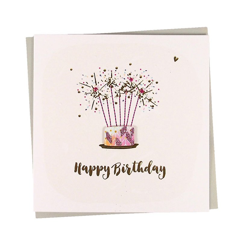 The happiest day [Strawberry Fizz TP Card - Birthday Blessing] - การ์ด/โปสการ์ด - กระดาษ หลากหลายสี