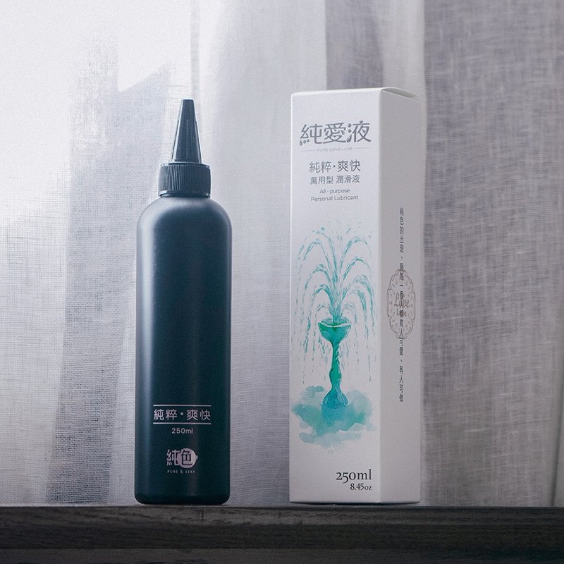 純色 純愛液 萬用型潤滑液250ml 雞排妹鄭家純情趣用品 情人節禮 - 情趣用品 - 濃縮/萃取物 透明