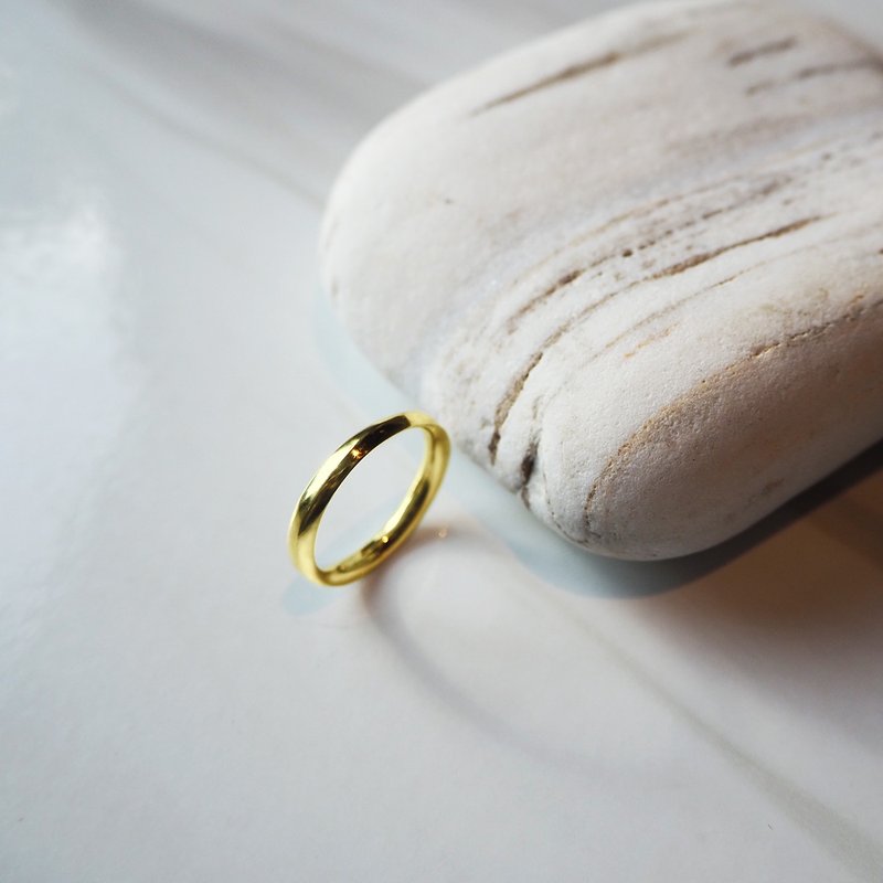 ridge af ring k_山稜af戒指k 對戒 婚戒 求婚戒 訂婚戒 K金 - 項鍊 - 貴金屬 金色