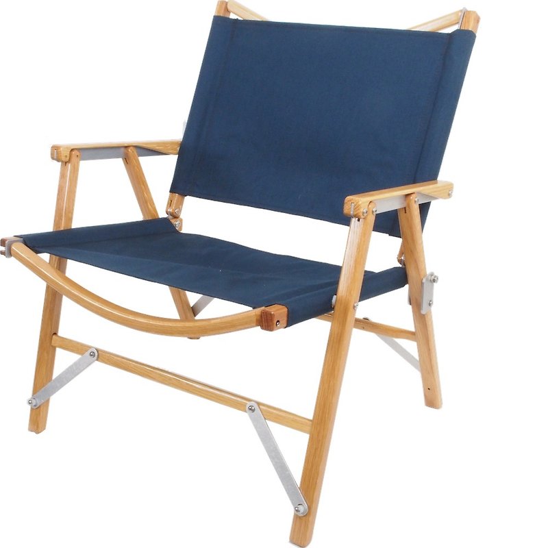Kermit Chair White Oak Kermit Chair (Navy Blue) Outdoor Camping Leisure Folding Picnic Chair - Camping Gear & Picnic Sets - Wood Blue