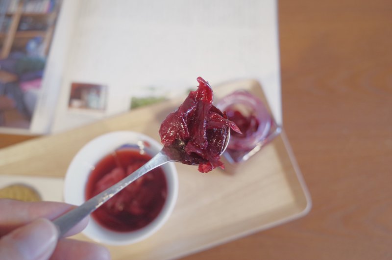 地元のオーガニックローゼルリュウガンジャム - ジャム・コンフィチュール - 食材 レッド