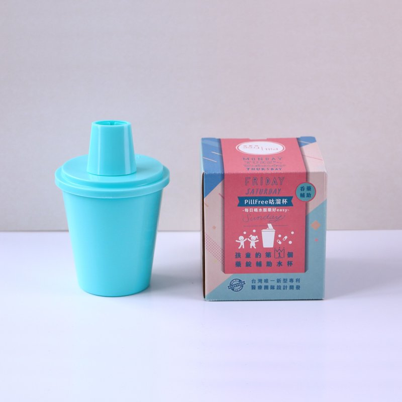 PillFree咕溜杯-每日的吞藥練習杯 / 繽紛綠 - 水瓶/水壺 - 塑膠 綠色