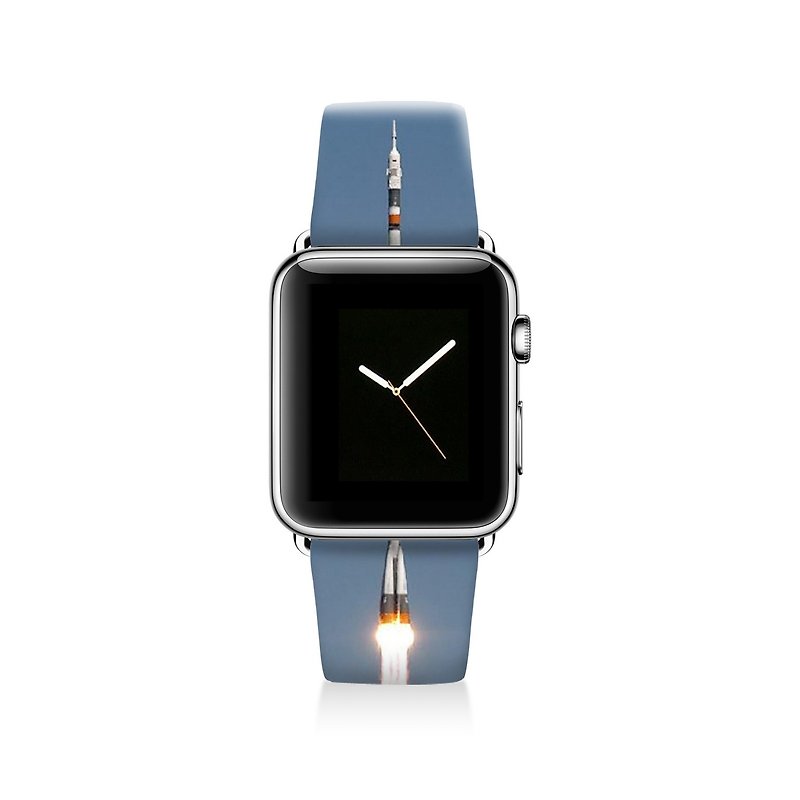 ロケットアップル、バンドを見Decouart Appleが（アダプタを含む）ストラップS026を見ます - 腕時計 - 革 多色