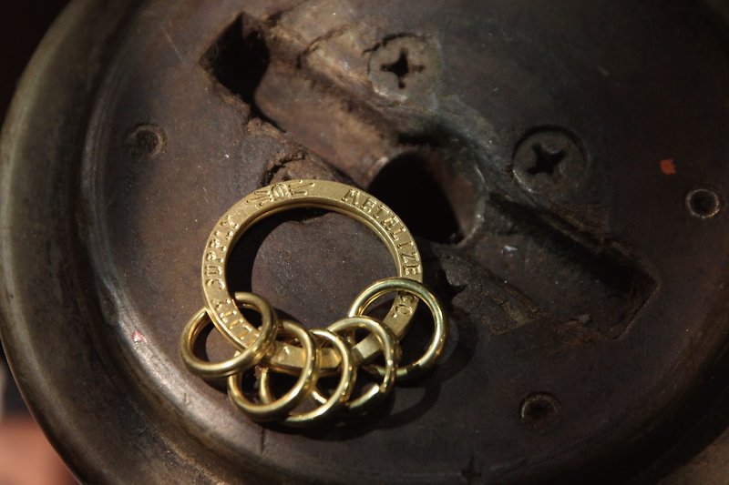 [METALIZE] bis Bronze ring group METALIZE - ที่ห้อยกุญแจ - โลหะ 