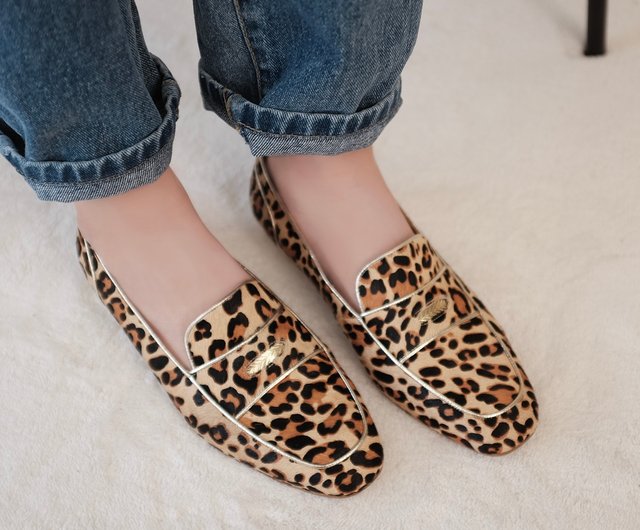 Lucky Lucky Shoes! ゴールドパイピングフェザーローファー