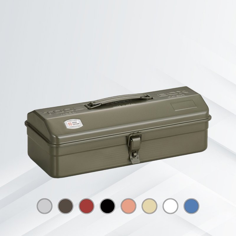 Japan TOYO mountain-shaped handle-type steel single-layer storage tool box Y-350 (8 colors) - ชั้นวาง/ตะกร้า - โลหะ หลากหลายสี