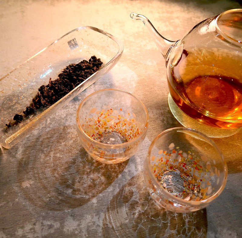 點點茶酒兩用杯・彩幻系列 | 玻璃熾造 工坊手作 - 酒杯/酒器 - 玻璃 