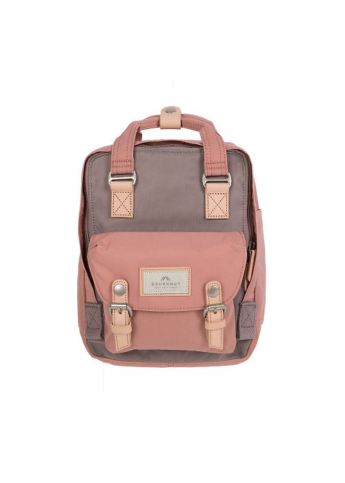DOUGHNUT - 來自香港的包包設計品牌 DOUGHNUT 防潑水多袋式迷你後背包-粉紅色-Macaroon Mini