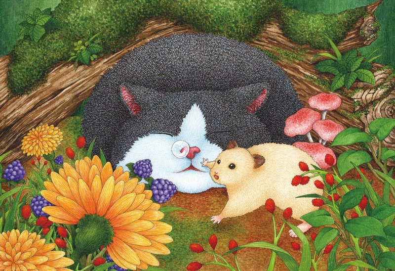 300-piece jigsaw puzzle Cat, Cat, Don't Sleep (Illustrator: Cat, Cat, Don't Sleep) - เกมปริศนา - กระดาษ 