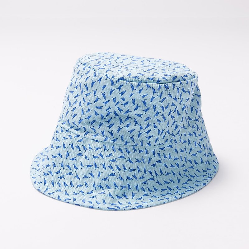 Fisherman's Hat / Impression of the Sea / Taiwan Starling 4 / Azure / M - Hats & Caps - Cotton & Hemp Blue