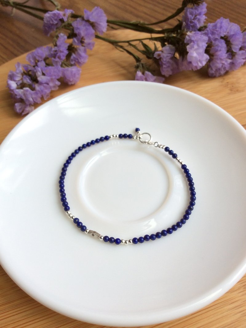 Ops Lapis lazuli Silver Jewelry Bracelet - Bracelets - Gemstone Blue