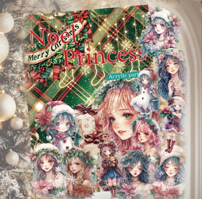 NoelPrincess 壓克力零件 10種 - 零件/散裝材料/工具 - 壓克力 紅色