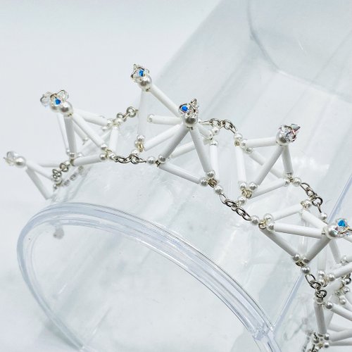 muik 3D Thorn BRACELET(White)