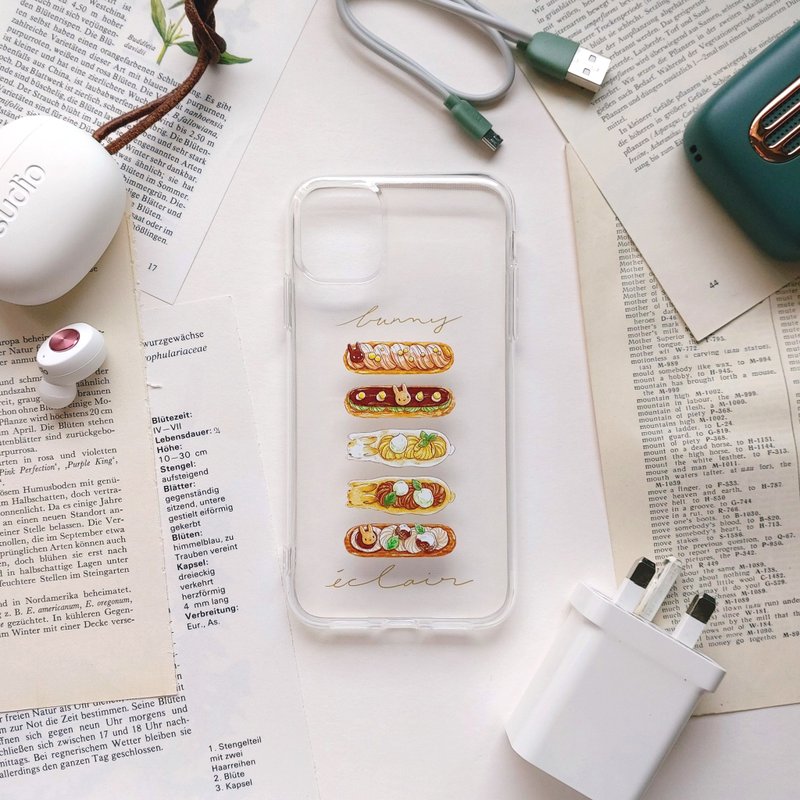 Broken Code Specials - French Puff Phone Case - Transparent - เคส/ซองมือถือ - ซิลิคอน 