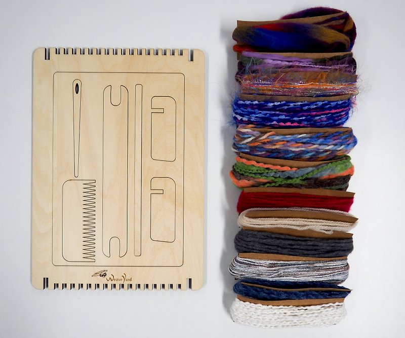 DIY Weaving Kit Set for Beginner - เย็บปัก/ถักทอ/ใยขนแกะ - ผ้าฝ้าย/ผ้าลินิน หลากหลายสี