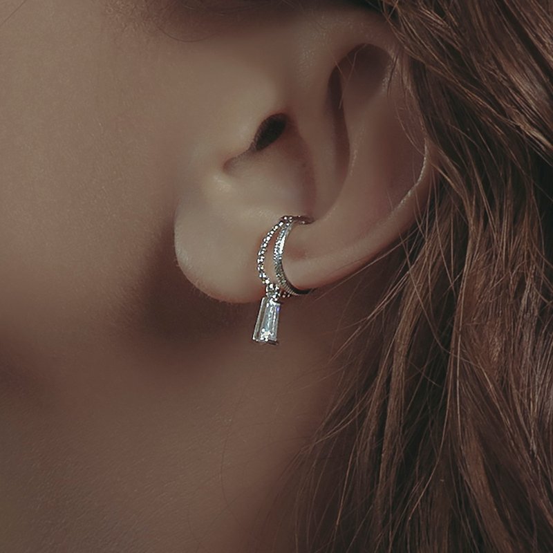 Telepathy Series- Extrasensory perception ear cuff - ต่างหู - ทองแดงทองเหลือง สีทอง