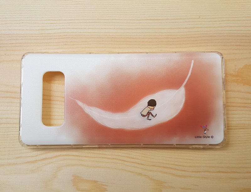 Mobile phone case - feather (custom) - Phone Cases - Plastic Multicolor