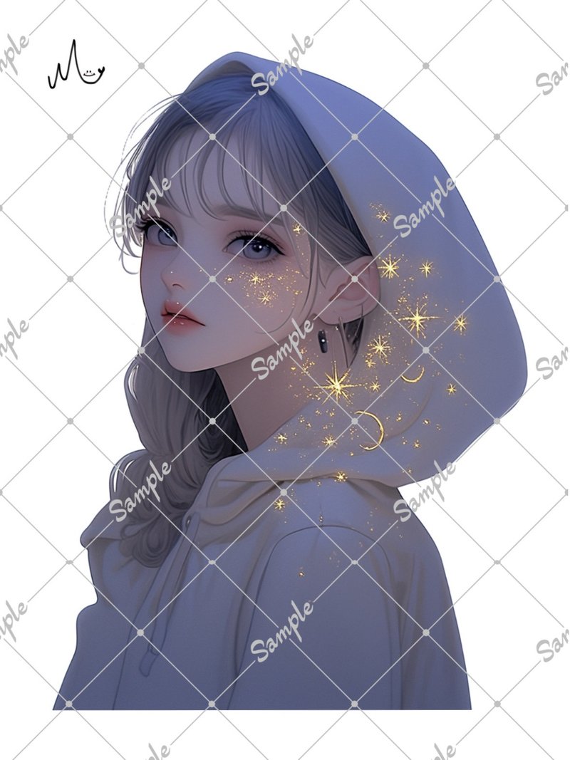 オリジナル人物ステッカー - 貼紙 - 紙 