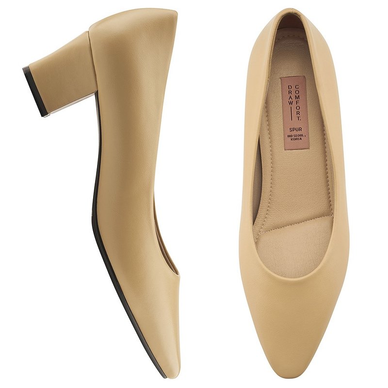 PRE-ORDER SPUR OL高跟鞋 QA5564 BUTTER BEIGE - 其他女皮鞋 - 其他材質 