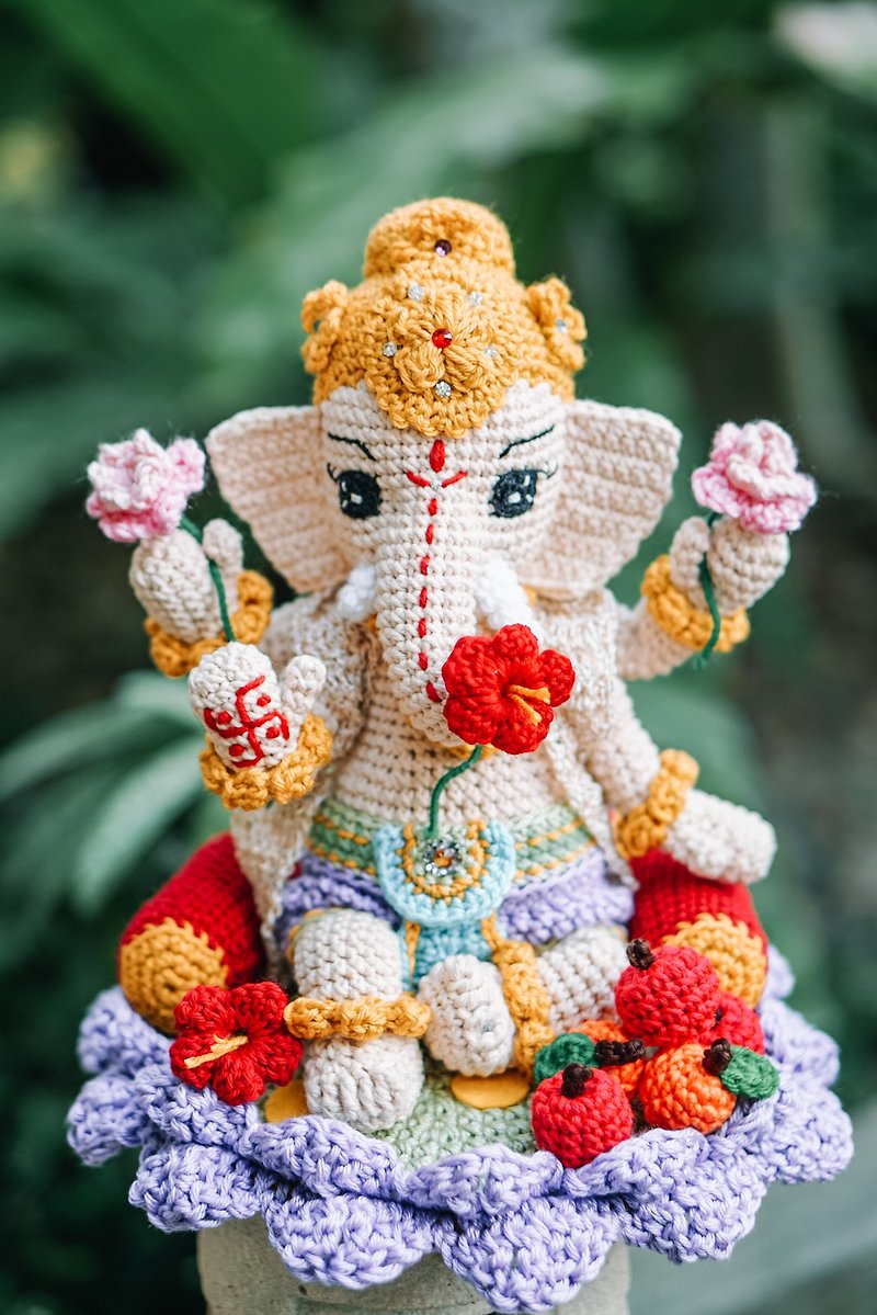 PDF Pattern Ganesha - Knitting, Embroidery, Felted Wool & Sewing - Other Materials Gold