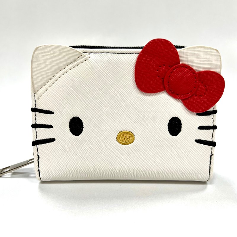 Sanrio Hello Kitty wallet - กระเป๋าสตางค์ - หนังเทียม ขาว