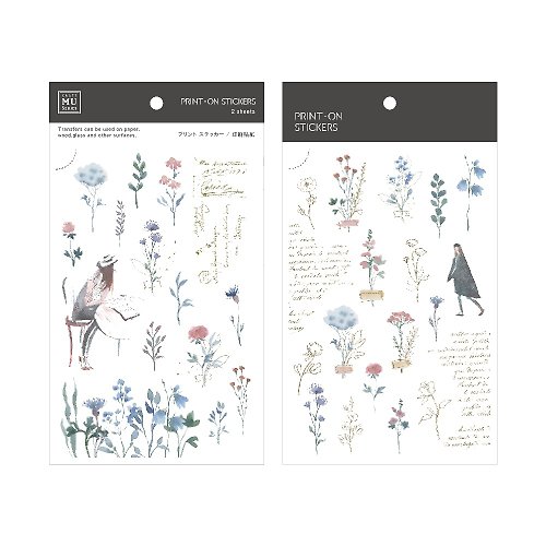 MU 【Print-On Stickers 轉印貼紙】no.195-夏日戀曲 | 夏季系列