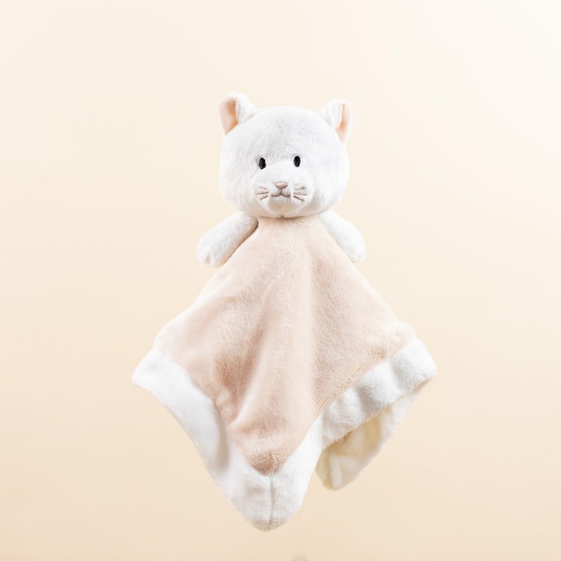 SimpliCute | Milo the Cat Security Blanket - Stuffed Dolls & Figurines - Other Man-Made Fibers White