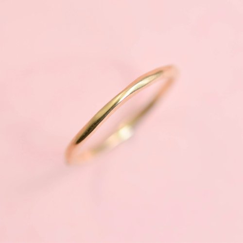 ECETY Jewelry K14YG Simple and Natural