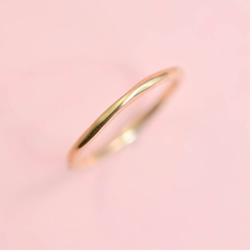 K14YG　Simple and Natural - 戒指 - 其他金屬 金色