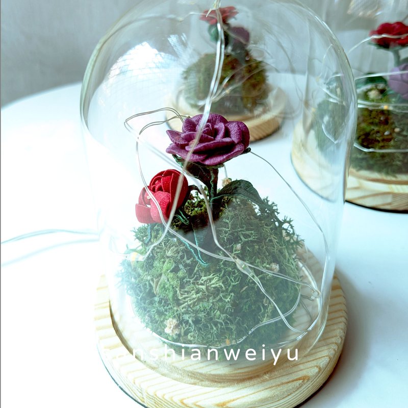 星愛玫瑰 - 擺飾/家飾品 - 繡線 紅色