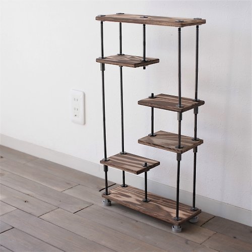 ikoku wood iron shelf 565*300*110