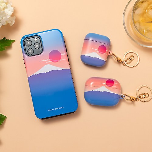 POLAR POLAR 【客製化】富士山藍 iPhone MagSafe 手機殼 光面 / 霧面