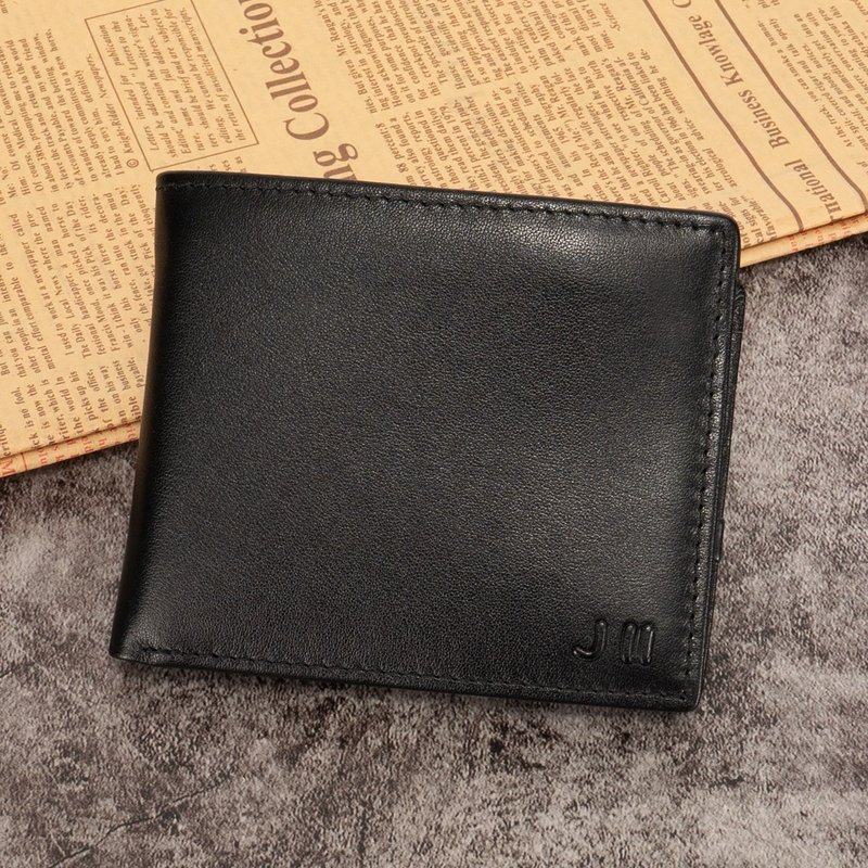 短夾-經典細紋牛皮短夾-左右翻長拉鍊-20501 - 錢包/皮夾/長短夾 - 尼龍 