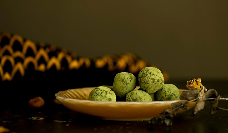 抹茶松露巧克力 - 朱古力 - 其他材質 綠色