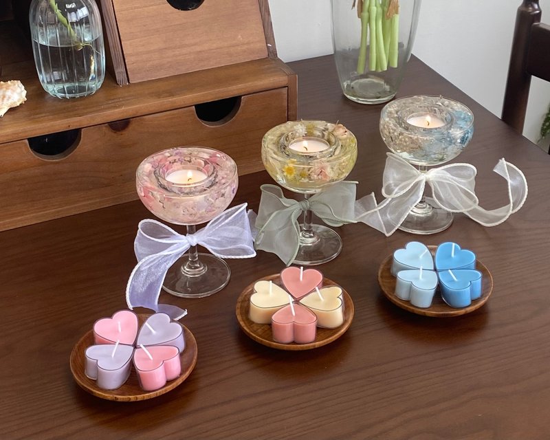 【Handmade Scented Candle】Transparent Garden - เทียน/เทียนหอม - ขี้ผึ้ง 