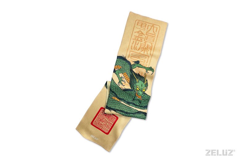 2024 Jiachen Shenlong Peace Scarf - ผ้าขนหนู - วัสดุอื่นๆ สีทอง