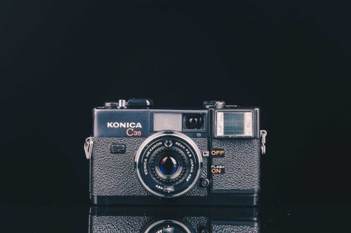 瑞克先生-底片相機專賣 KONICA C35 EF #7929 #135底片相機