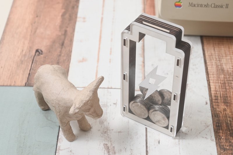 Smile Learning | Fortune Charging Station Battery Shaped Money Tray - Other - Wood Khaki