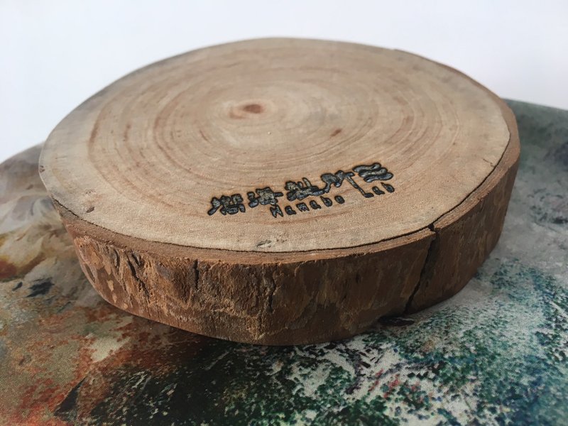 Xianghai Manufacturing Co., Ltd. wood tone style plate Taiwan camphor wood (customizable) - ที่รองแก้ว - ไม้ 