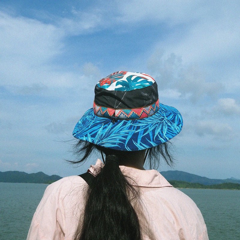 登山帽 Scrap Bucket Hat | 香港手造 - 帽子 - 聚酯纖維 