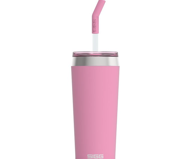 NEW Stainless Steel Insulated Rose Pink Tumblr Cups With Straw