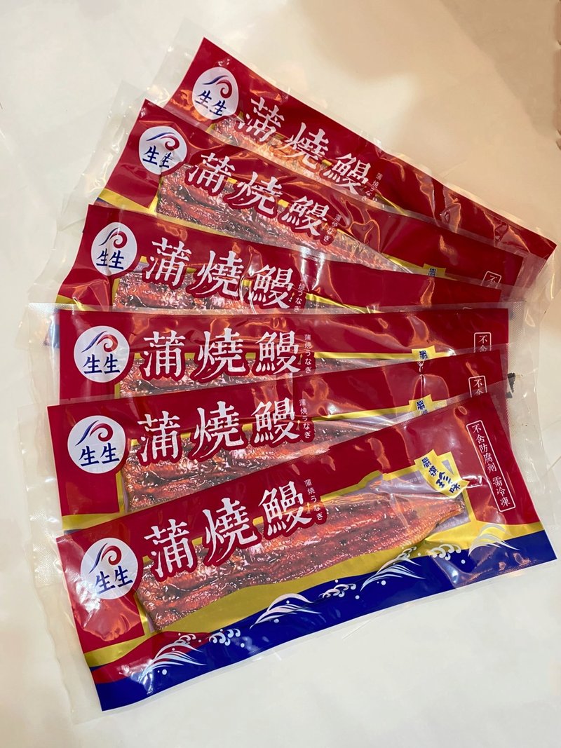 [Shengsheng] Export Japanese eel 250g 6 family group eel slices - อาหารคาวทานเล่น - วัสดุอื่นๆ สีแดง