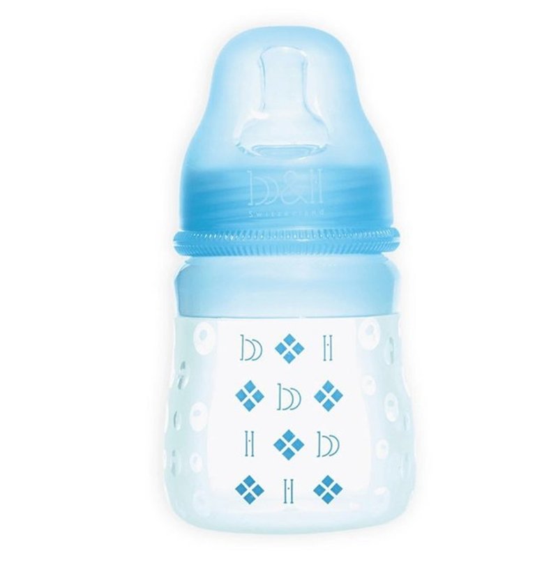 b&h 寬口徑仿母乳排氣矽膠奶樽 140ml - 奶瓶/奶嘴 - 矽膠 透明