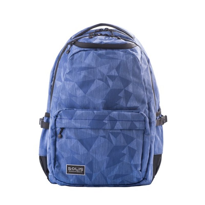 SOLIS [ Prism Art Series ] 15” Ultra+ premium laptop backpack(True Blue) - Laptop Bags - Other Materials 