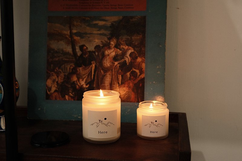 [SALE] [Relaxation Herbs] Craft Scented Candle Lavender & Cedar - เทียน/เชิงเทียน - ขี้ผึ้ง ขาว