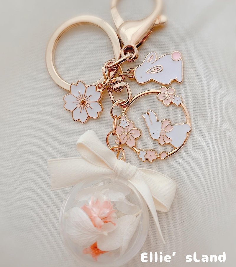 Eternal Flower Royal Guard Key Ring Blessing Flower Ceremony - Dried Flowers & Bouquets - Plants & Flowers 