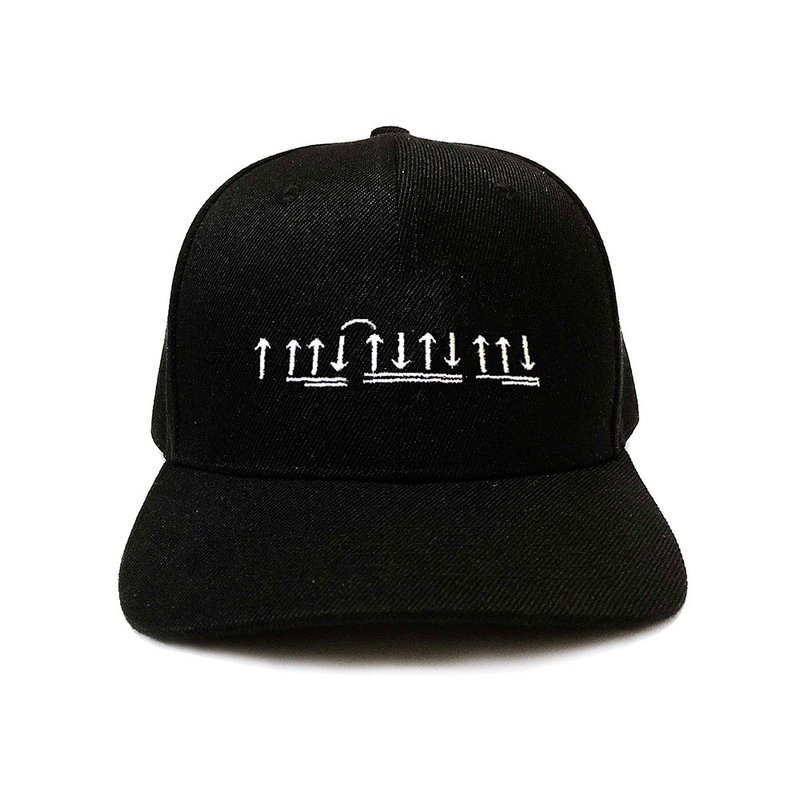 Guitar Player Strumming Pattern 吉他刷法刺繡鴨舌帽 音樂禮物 - 帽子 - 棉．麻 